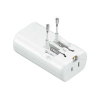 ヤザワコーポレーション 海外用マルチ変換プラグUSB付3.1A白/HPM5 HPM53AWH 1個