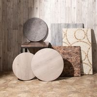 タカショー フォートダイニングテーブル モザイク調 オフホワイト GSTY-60TMSW（直送品）