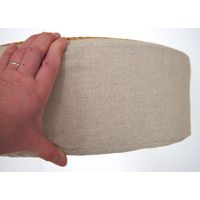 萩原 い草高座クッション シャイン 約幅400×奥行400×高さ120mm オレンジ 81938706 1個（直送品）