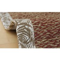 萩原 い草センターラグ（裏貼り） ボタリラグラス 約幅1760×奥行2200mm ブラウン 81938651 1枚（直送品）