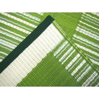 萩原 PP柄上敷 ガナッシュ 本間 1帖 幅9550×奥行1910mm グリーン 15242700 1枚（直送品）