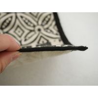 萩原 ウォッシャブル綿キルトマルチカバー カリカ 約幅1850×奥行2400mm ブラック 270067710 1枚（直送品）