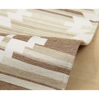 萩原 ゴブランシェニールラグ オルテガグラデーション 約幅1300×奥行1850mm ベージュ 240612904 1枚（直送品）