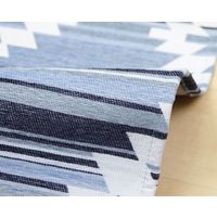 萩原 ゴブランシェニールラグ オルテガグラデーション 約幅2000×奥行2500mm ブルー 240612925 1枚（直送品）