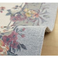 萩原 ゴブランシェニールラグ ブーケ 約幅2000×奥行2500mm グレー 240612819 1枚（直送品）