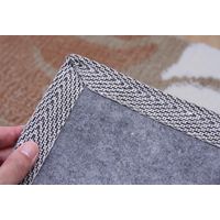 萩原 インテリアマット ステラ 約幅550×奥行850mm ベージュ 270049314 1枚（直送品）