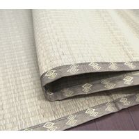 萩原 国産上敷 千曲川（ちくまがわ） 江戸間 8帖 幅3520×奥行3520mm 148003580 1枚（直送品）