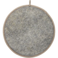 萩原 い草チェアパッド シャイン 約幅400×奥行400×高さ20mm ブルー 81938715 1セット（2枚入り）（直送品）