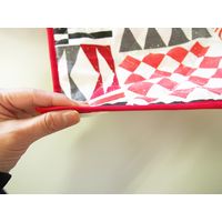 萩原 ウォッシャブル綿キルトマルチカバー ビーカー 約幅1850×奥行2400mm レッド 270067610 1枚（直送品）