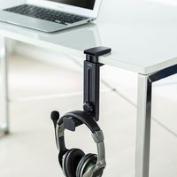 サンワサプライ 回転式2WAYヘッドホンスタンド PDA-STN25BK 1個