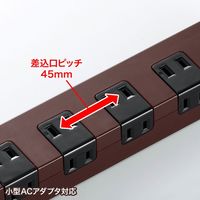 サンワサプライ 雷ガードタップ TAP-SP2110-5BR 1個（直送品）