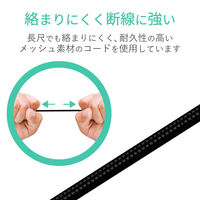 エレコム テレビ用ステレオヘッドホン/耳栓タイプ/φ10mmドライバー/Affinity sound/高耐久ケーブル/3.0m/ブラック（直送品）