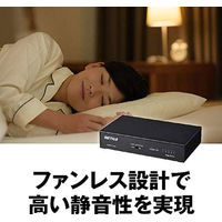 バッファロー Giga 5ポート スイッチングハブ 電源内蔵 金 LSW6-GT-5NS/BK 1台（直送品）