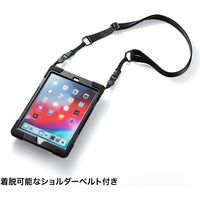 サンワサプライ iPad9.7インチ 耐衝撃ケース(ハンドル、スタンド、ショルダーベルト付き) PDA-IPAD1017BK 1個（直送品）