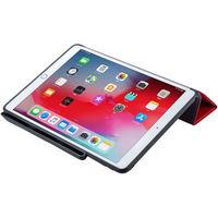 サンワサプライ iPad Air 2019ケース Apple Pencil収納ポケット付き レッド PDA-IPAD1514R 1個（直送品）