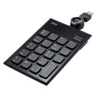 サンワサプライ 巻取りUSBテンキー NT-21UBK 1個（直送品）