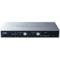 サンワサプライ HDMI切替器（2入力2出力・マトリックス切替機能付き） SW-UHD22 1個（直送品）
