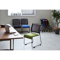 【軒先渡し】関家具 AiDen（アイデン） A02-C ネスティングチェア オレンジ 253129 1脚（直送品）