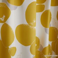 スミノエ MOOMIN セミオーダー カーテン ロックパターン 1900×1950mm イエロー 1セット(2枚入)（直送品）