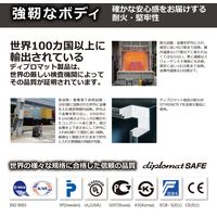 【設置込】ディプロマット ビヨンド プレミアム耐火金庫 60分耐火 36L チタニウムブラック BY500TB 1台（直送品）