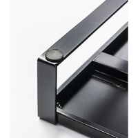 サンワサプライ スチール製机上ラック(W1000mm・ブラック) MR-LC209BKN 1台（直送品）