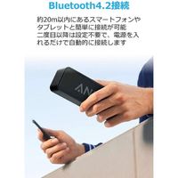 Anker SoundCore ポータブルスピーカー Bluetooth4.2 24時間連続再生可能 ブラック A3102N14