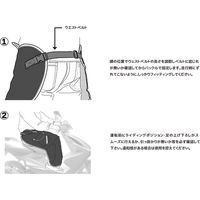 【バイク用品】大阪繊維資材 防寒レッグカバー サーモキーパー (スクーター専用) 裏ボアタイプ ブラック IMA95101 1枚（直送品）