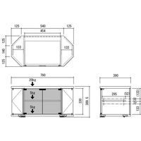 【軒先渡し】朝日木材加工 コーナーテレビ台 ラシーヌ 幅790×奥行390×高さ390mm ホワイト RCA-800AV-WH 1台（直送品）
