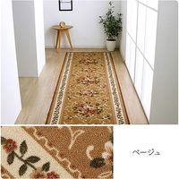 イケヒコ 撥水キャンベル 廊下敷き 600×3400mm ベージュ 1340560024606 1枚（直送品）