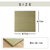 イケヒコ ネイラル 置き畳 700×700mm 1111500010447 1セット(9枚入)（直送品）