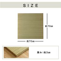 イケヒコ ネイラル 置き畳 700×700mm 1111500010453 1セット(6枚入)（直送品）