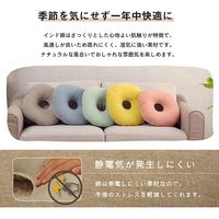 イケヒコ クララ 穴あき 座布団 ピンク 1210250220401 1個（直送品）