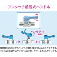 カクダイ GAONA GA-JM099 ミニボールバルブ R1/4×6.0小 1個（直送品）