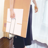 はさんで運べるダンボールストッカー シルバー DS-S 1個 ケミカルジャパン