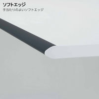 【組立設置込】コクヨ シークエンス スタンダード ベーシックレバー ソフトエッジ 1550×675×630mm Gミディアム×黒 1台（直送品）