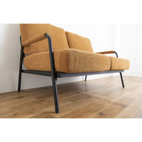 アイリスオーヤマ 2人掛けコーデュロイソファ ライトブラウン SFCS-120 1台（直送品）