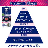 ファブリーズ クルマ用 イージークリップ 防カビエキスパート プラチナフローラル 1個 消臭剤 車 芳香剤 P＆G