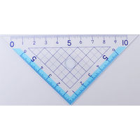 サンフレイムジャパン 三角定規 10cm 500-2247 1セット(10個)（直送品）
