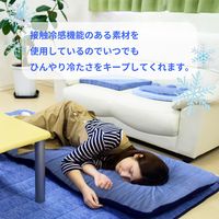 iiもの本舗 接触冷感 長座布団 ロング 約63×170cm 4589596693668 1枚×1セット（直送品）