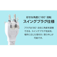 延長コード 電源タップ 1m 4個口 USB-A/Type-Cポート INOVA タプマイト PD20W 3R-TAC06PDWT