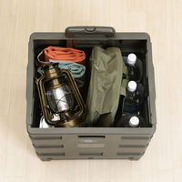 不二貿易 フォールディングキャリーカート L 蓋付き KH 86442 1個