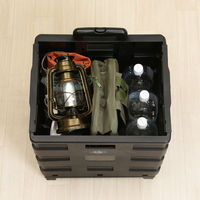 不二貿易 フォールディングキャリーカート L 蓋付き BK 86443 1個