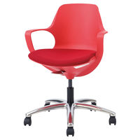 【軒先渡し】関家具 メリーフェア POGOチェア ディープレッド 1脚（直送品）