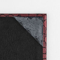 ナカバヤシ 証書ファイル A4/A3対応 二つ折り 紙製クロス貼り クロコダイル柄マット 両面パッド入り ピンク FSPM-A4C-P 1冊