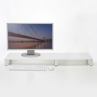 サンワサプライ 机上液晶モニタスタンド(D300・ホワイト) MR-LC304WN 1個（直送品）