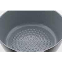 ベストコ IH 深型フライパン マルチパン 24cm グレー ND-1364 ヘルシーエンボス ファインセラミック（直送品）