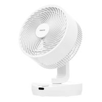 YAMAZEN 25cm DCサーキュレーター 上下・左右首振り お手入れ簡単 YAR-DD251(W) 1台