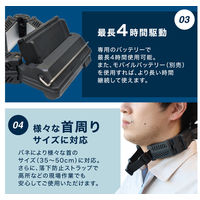 サンコー ネッククーラーPro R4 TKPNC22BK 1個