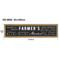 ベストコ ぷにぷにキッチンマット 45×180 ファーマーズマーケット ND-9866 1個