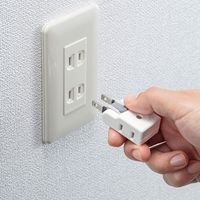 延長コード 電源タップ 2P（ピン） 2個口 ホワイト TAP-B56W サンワサプライ 1個（直送品）